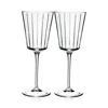 Eliská Pair Of Crystal Red Wine Goblets In Transparent
