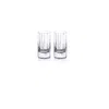 Eliská Pair Of Crystal Vodka Shot Glasses In Transparent