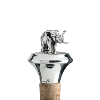 Eliská Sterling Silver Elephant Cork Stopper