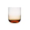 Eliská Yellow Six Crystal Tumblers In Amber In Multi