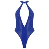 Elissa Poppy Women's Latex Body - Blue In Blue