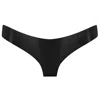 Elissa Poppy Women's Latex Brief - Black In Black