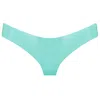 Elissa Poppy Women's Latex Brief - Jade Green In Green