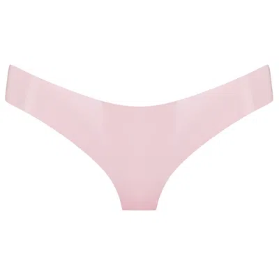 Elissa Poppy Women's Pink / Purple Latex Brief - Pink In Pink/purple