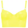 Elissa Poppy Women's Yellow / Orange Latex Full Cup Bra - Yellow In Yellow/orange