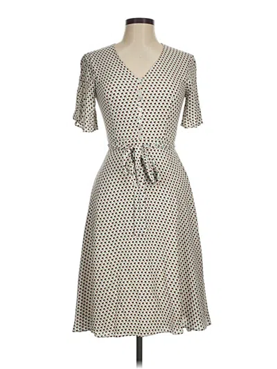 Pre-owned Elita Casual Dress In Gray