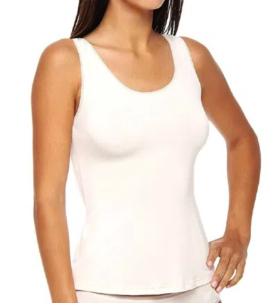 Elita Modal Luxe Camisole In Blush In White