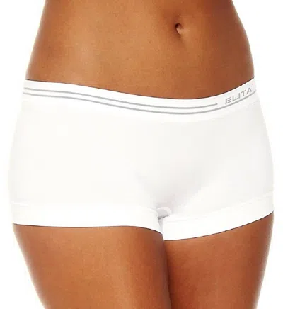 Elita Signature Seamless Low Rise Panty In White