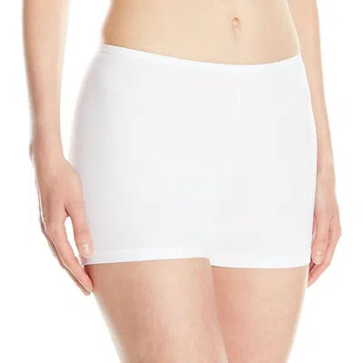 Elita Silk Magic Boy Leg Brief Panty In Porcelain In White