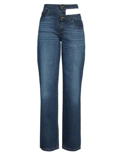 Élite By Susy Mix Woman Jeans Blue Size 8 Cotton