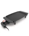 Elite Cuisine 10" Mini Non-stick Griddle Egr1528 In Black