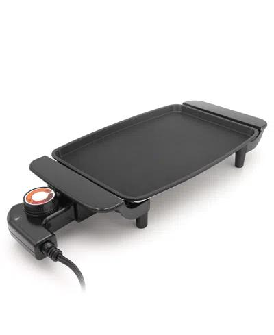 Elite Cuisine 10" Mini Non-stick Griddle Egr1528 In Black
