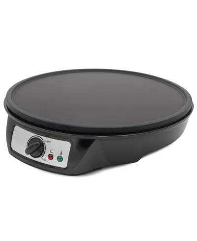 Elite Cuisine 12" Nonstick Crepe Maker Griddle In Black