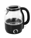 Elite Cuisine 1.25-quart Electric Honeypot Glass Kettle In Black