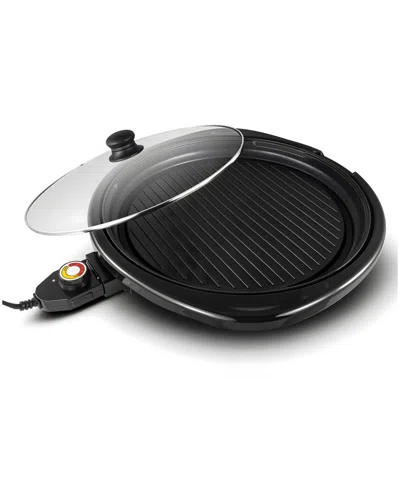 Elite Cuisine 14-inch Electric Indoor Grill In Black