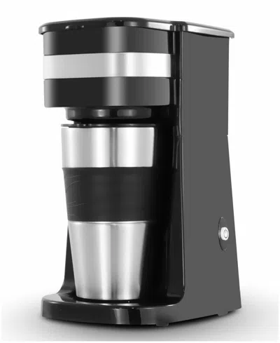 Elite Cuisine 14 Oz. Single Serve Personal Coffee Maker With Stainless Steel Travel Mug