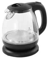 Elite Cuisine 1l Electric Glass Water Kettle In Black