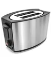 Elite Cuisine 2-slice Toaster With Bagel Function Ect2584 In Stainless Steel