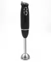 Elite Cuisine 2-speed 500 Watts Hand Blender Ehb1515 In Black,stainless Steel
