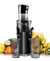 Elite Cuisine 27 Oz. Dynamic Masticating Slow Juicer Ejx751 In Black