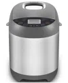 Elite Cuisine 2lb Programmable Bread Machine In Stainless Steel