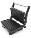 Elite Cuisine 3 In 1 Panini Press Grill In Black