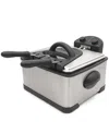 Elite Cuisine 4 Quart Dual Deep Fryer In Black