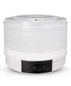 Elite Cuisine 5-tier Digital Food Dehydrator Efd770wd In White