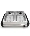 Elite Cuisine 7.5 Quart Stainless Steel Electric Buffet Server In Stainless Steel