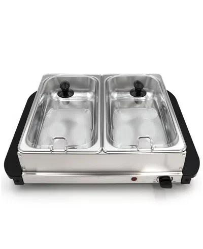 Elite Cuisine 7.5 Quart Stainless Steel Electric Buffet Server