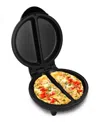 Elite Cuisine Dual Omelet & Frittatas Maker In Black,stainless Steel