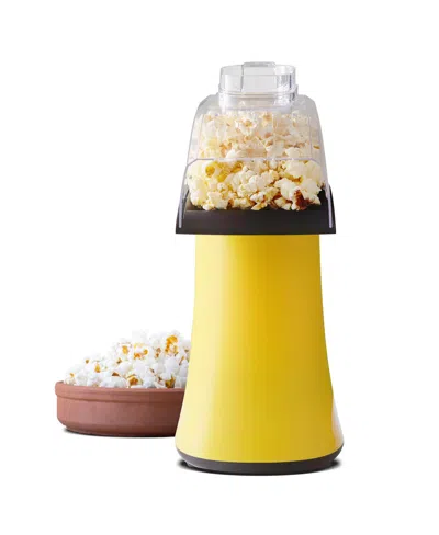 Elite Cuisine Fast Hot Air Popcorn Popper In Yellow