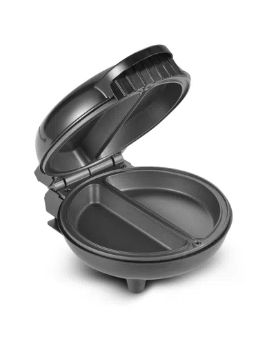 Elite Cuisine Non-stick Electric Omelet Maker In Black,stainless Steel