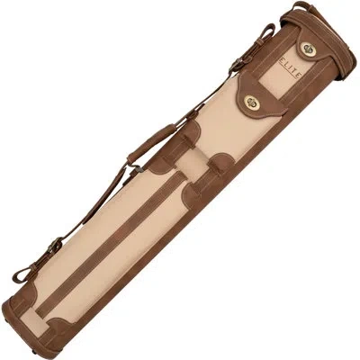 Elite Ecv37 Vinyl Pool Cue Case Billiard Stick Bag Billiards Cues In Brown;beige
