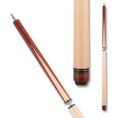 Elite Elbjp Break/jump Pool Cue Billiard Stick Billiards Cues In Red;beige