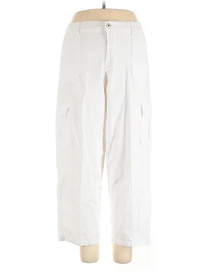 Pre-owned Elite Jeans Cargo Pants In White