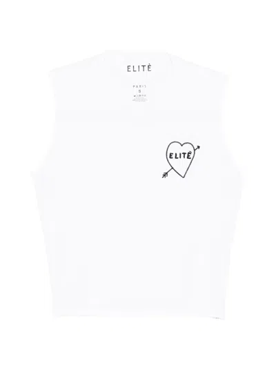 Elite Logo-embroidered Tank Top In Multi
