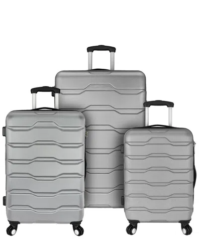 Elite Luggage Omni 3pc Hardside Spinner Luggage Set In Burgundy