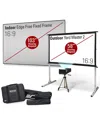 Elite Projector Eliteprojector Lite In/outdoor 103in Screenc3/58in Screen In Black