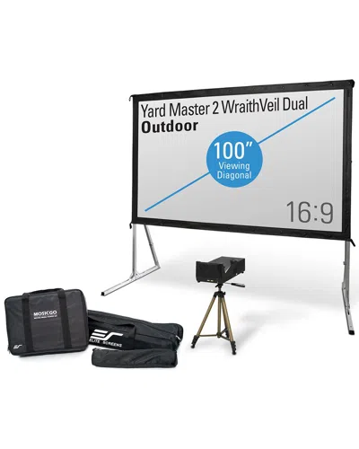ELITE PROJECTOR ELITEPROJECTOR LITE PORTABLE OUTDOOR WITH 100IN SCREEND