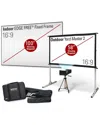 Elite Projector Eliteprojector Sport In/outdoor 100in Screen/120in Screen In Black