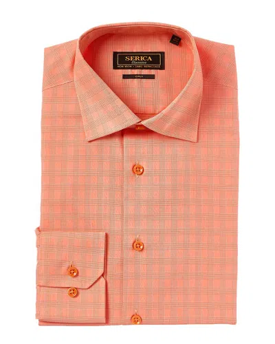 Elite Serica Classics Dress Shirt In Orange