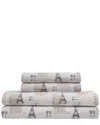 Elite Whimsical Print Paris Postale Sheet Set
