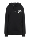 Elite Elitè Woman Sweatshirt Black Size M Cotton, Polyester