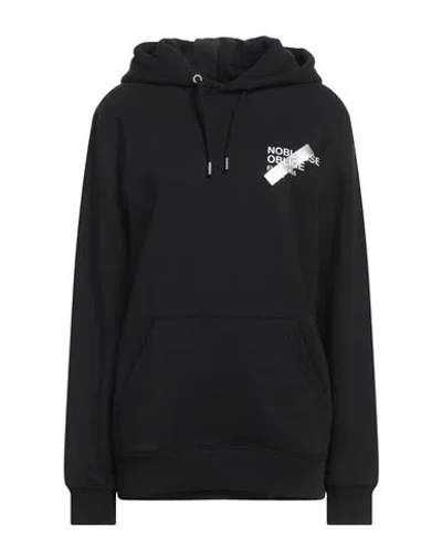 Elite Elitè Woman Sweatshirt Black Size M Cotton, Polyester
