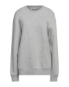 Elite Elitè Woman Sweatshirt Grey Size L Cotton, Polyester In Grey