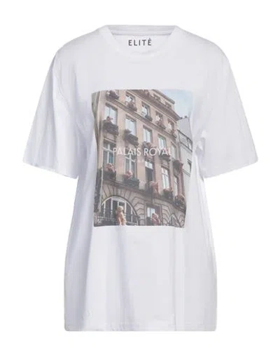 Elite Elitè Woman T-shirt White Size Xxl Cotton