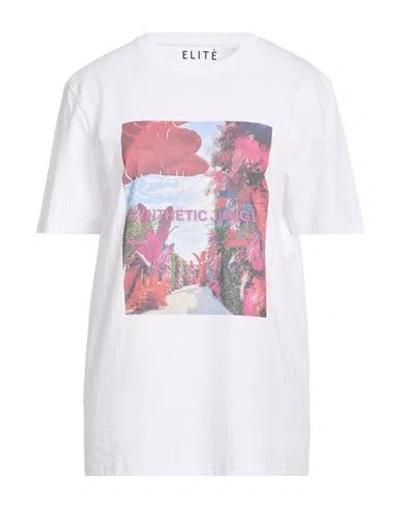 Elite Elitè Woman T-shirt White Size Xxl Cotton