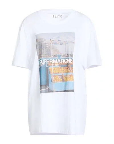 Elite Elitè Woman T-shirt White Size Xxl Cotton