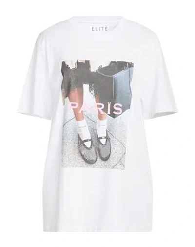Elite Elitè Woman T-shirt White Size Xxl Cotton